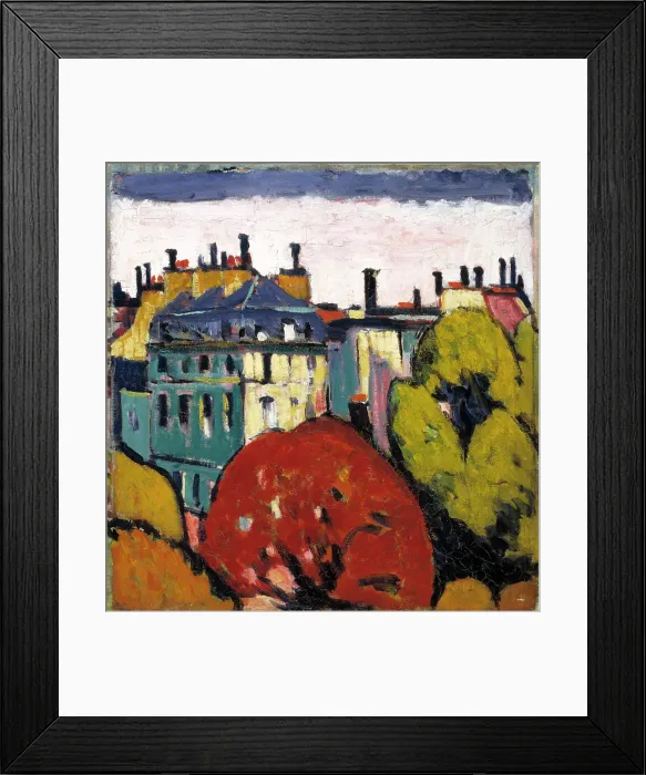 Framed Print : Landscape, Paris, 1912-1914. Artist H Lyman Sayen Framed Print : Landscape, Paris, 1912-1914. Artist H Lyman Sayen