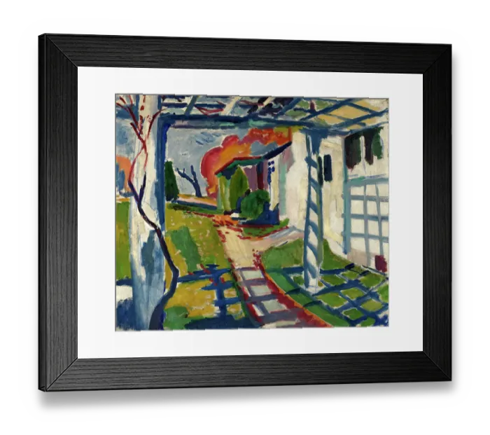Framed Print : Grape Arbor Framed Print : Grape Arbor
