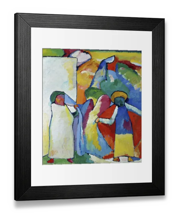 Framed Print : Improvisation 6 (African)