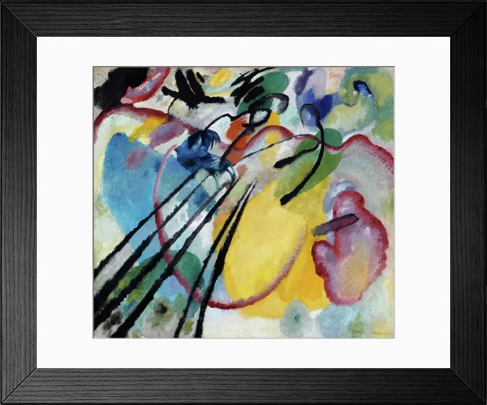 Framed Print : Improvisation 26 (Rowing)