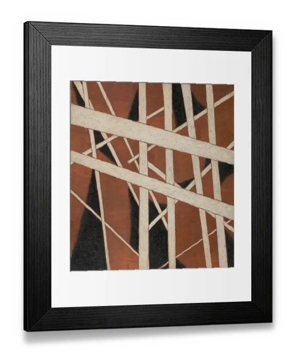 Framed Print : Spatial Force Construction Framed Print : Spatial Force Construction