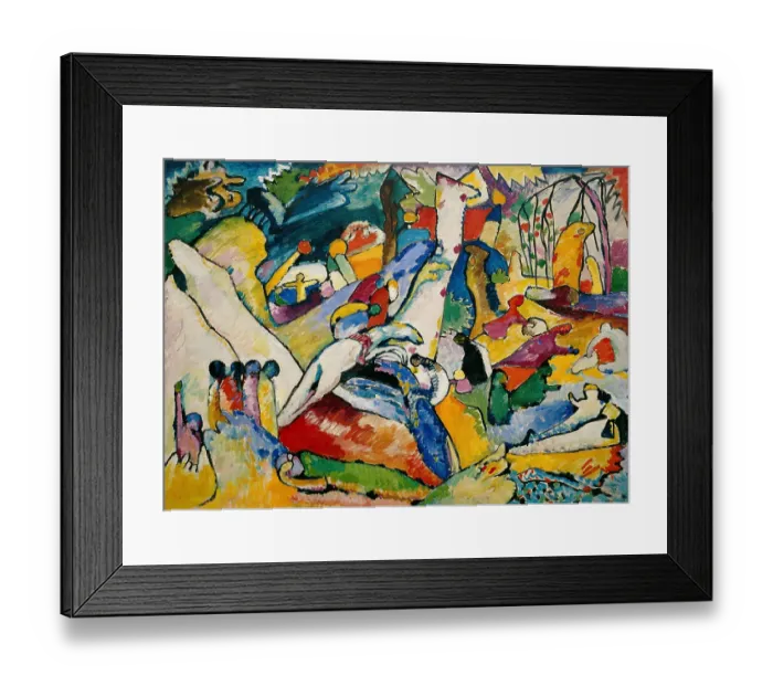 Framed Print : Sketch For ?Composition Ii? Framed Print : Sketch For ?Composition Ii?