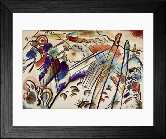 Framed Print : Study For Improvisation 28 (Second Version) Framed Print : Study For Improvisation 28 (Second Version)