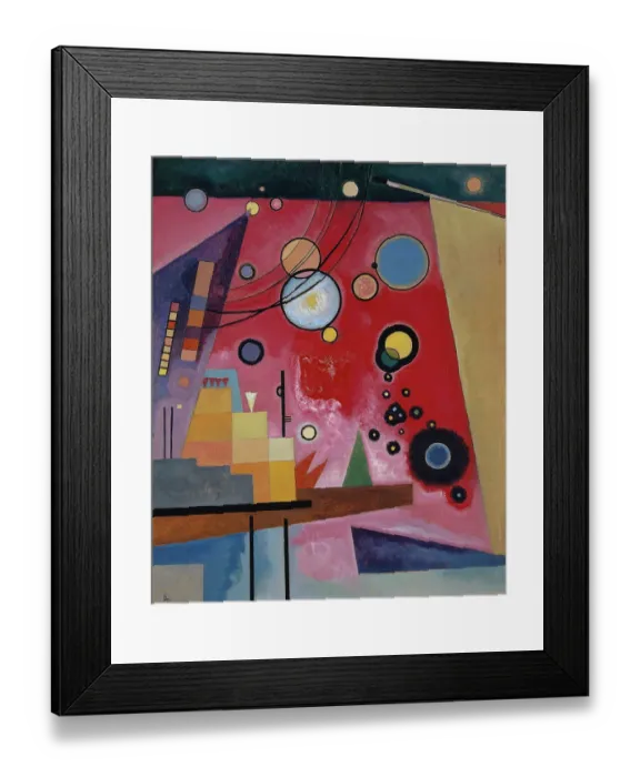 Framed Print : Heavy Red, 1924. Found in the collection of Art Museum Basel Framed Print : Heavy Red, 1924. Found in the collection of Art Museum Basel
