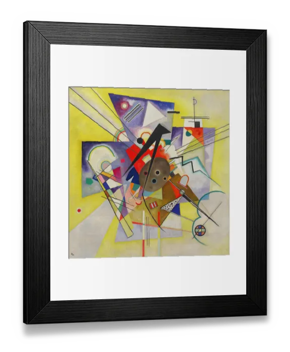 Framed Print : Yellow Accompaniment (Gelbe Begleitung) Framed Print : Yellow Accompaniment (Gelbe Begleitung)