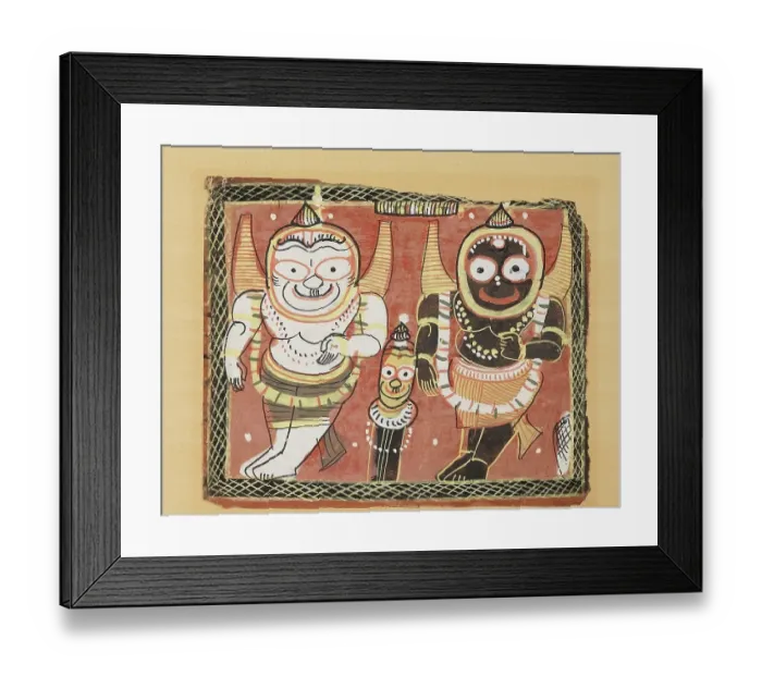 Framed Print : The Jagannatha Trio Framed Print : The Jagannatha Trio