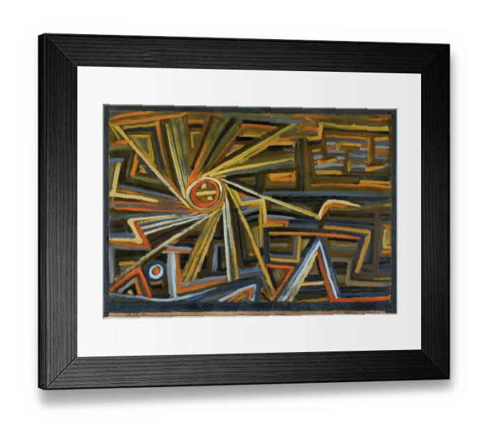 Framed Print : Rayonnement Et Rotation Framed Print : Rayonnement Et Rotation