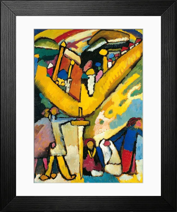 Framed Print : Studie Für Improvisation 8 Framed Print : Studie Für Improvisation 8