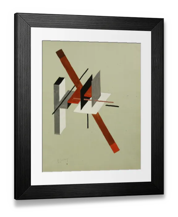 Framed Print : Proun, ca 1923 Framed Print : Proun, ca 1923