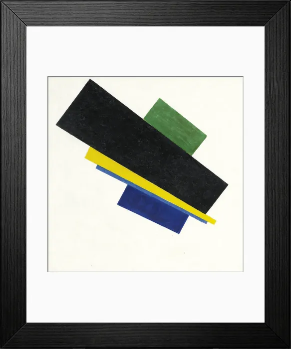Framed Print : Suprematism, 18th Construction, 1915 Framed Print : Suprematism, 18th Construction, 1915