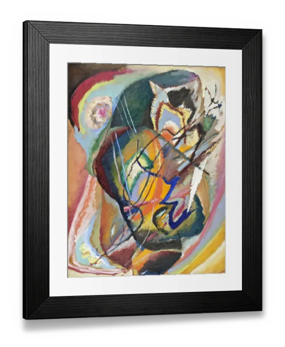 Framed Print : Untitled Improvisation III, 1914 Framed Print : Untitled Improvisation III, 1914