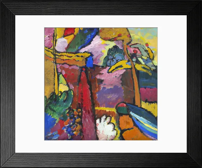Framed Print : Study for Improvisation V, 1910 Framed Print : Study for Improvisation V, 1910