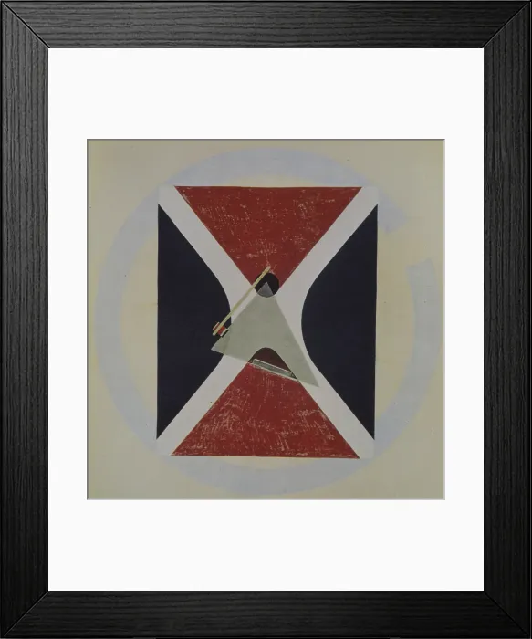 Framed Print : Proun 43, 1924. Found in the collection of the State Tretyakov Gallery, Moscow Framed Print : Proun 43, 1924. Found in the collection of the State Tretyakov Gallery, Moscow