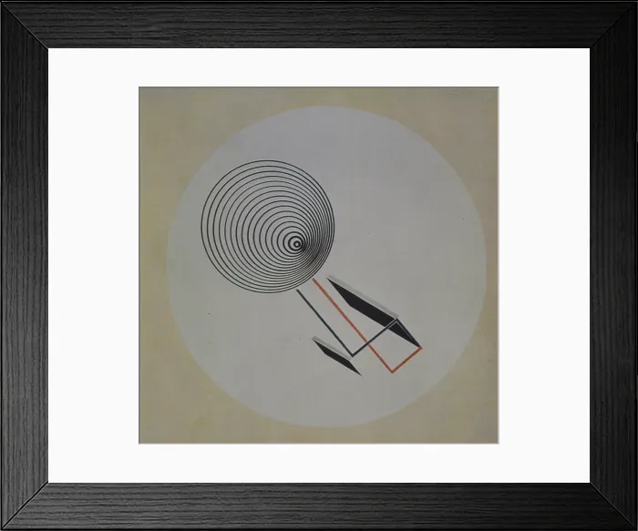 Framed Print : Proun 93. Floating spiral, 1924. Found in the collection of the Gallery Moritzburg, Halle Framed Print : Proun 93. Floating spiral, 1924. Found in the collection of the Gallery Moritzburg, Halle