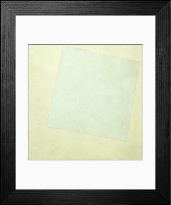 Framed Print : Suprematist Composition. White on White, 1918. Found in the collection of the © Museum of Modern Art, New York Framed Print : Suprematist Composition. White on White, 1918. Found in the collection of the © Museum of Modern Art, New York