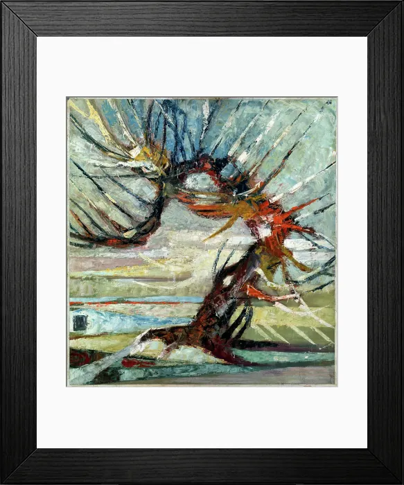 Framed Print : A Tree, early 20th century(?). Artist: Otto Mueller Framed Print : A Tree, early 20th century(?). Artist: Otto Mueller