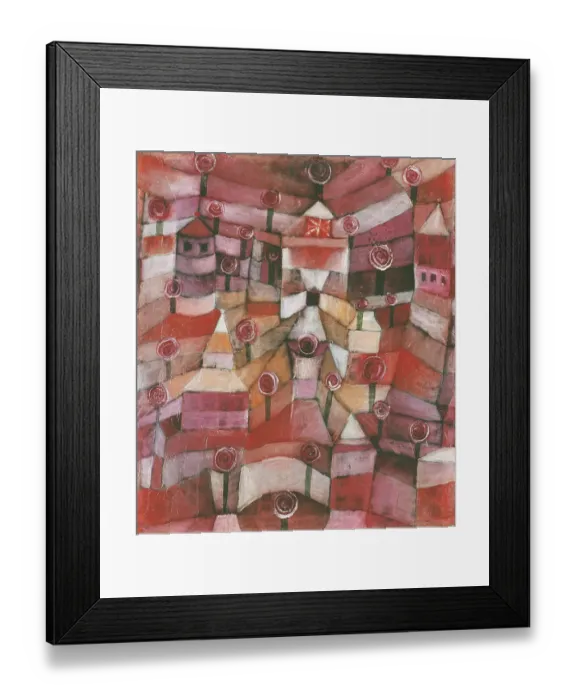 Framed Print : Rose Garden, 1920. Artist: Klee, Paul (1879-1940)