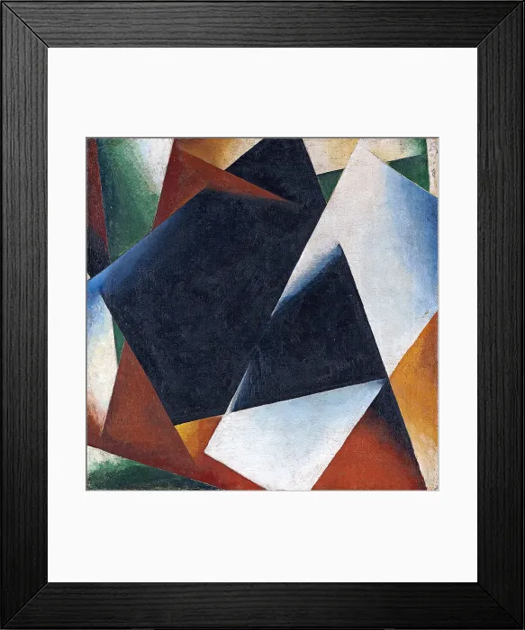 Framed Print : Painterly Architectonic, 1918. Artist: Popova, Lyubov Sergeyevna (1889-1924)