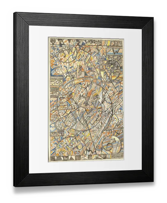 Framed Print : The Formula of the Universe, 1920-1922. Artist: Filonov, Pavel Nikolayevich (1883-1941) Framed Print : The Formula of the Universe, 1920-1922. Artist: Filonov, Pavel Nikolayevich (1883-1941)