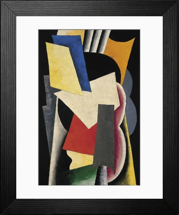 Framed Print : Painterly Architectonic (Still Life with Instruments), 1915. Artist: Popova, Lyubov Sergeyevna (1889-1924) Framed Print : Painterly Architectonic (Still Life with Instruments), 1915. Artist: Popova, Lyubov Sergeyevna (1889-1924)
