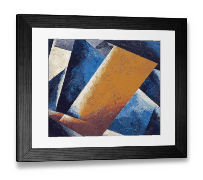 Framed Print : Painterly Architectonic, 1918. Artist: Popova, Lyubov Sergeyevna (1889-1924)