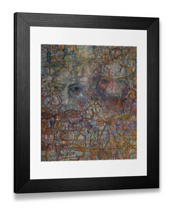 Framed Print : Faces, 1940. Artist: Filonov, Pavel Nikolayevich (1883-1941) Framed Print : Faces, 1940. Artist: Filonov, Pavel Nikolayevich (1883-1941)