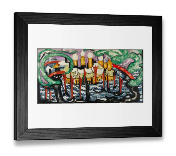 Framed Print : Composition No 62. Artist: Heemskerck van Beest, Jacoba van (1876-1923) Framed Print : Composition No 62. Artist: Heemskerck van Beest, Jacoba van (1876-1923)