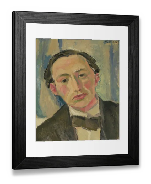 Framed Print : Portrait Of François Laya (1890-1957) Framed Print : Portrait Of François Laya (1890-1957)