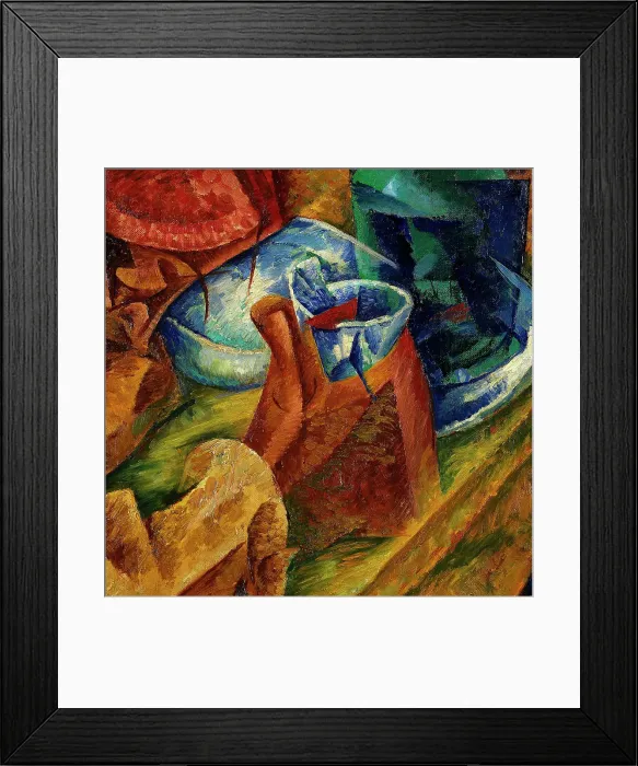 Framed Print : The Drinker, by Umberto Boccioni, 1914, 20th Century, oil on canvas, 87.5 x 87.5 cm Framed Print : The Drinker, by Umberto Boccioni, 1914, 20th Century, oil on canvas, 87.5 x 87.5 cm