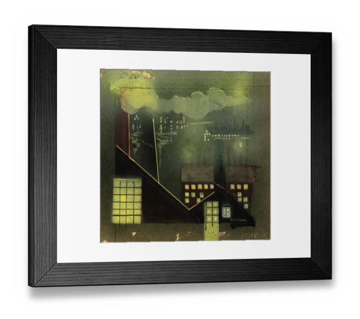 Framed Print : Industry At Night Framed Print : Industry At Night