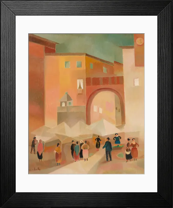 Framed Print : Verona Market Framed Print : Verona Market