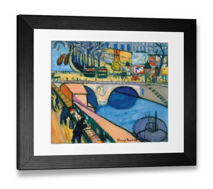 Framed Print : The Pont Saint-Michel In Paris Framed Print : The Pont Saint-Michel In Paris