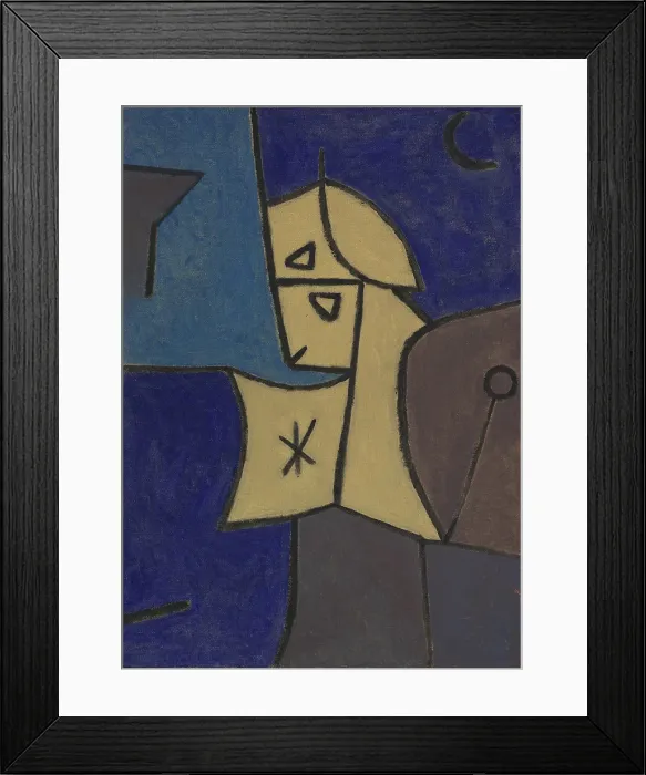 Framed Print : High Guardian (Hoher Wächter), 1940. Artist: Klee, Paul (1879-1940) Framed Print : High Guardian (Hoher Wächter), 1940. Artist: Klee, Paul (1879-1940)
