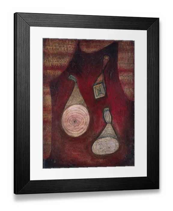 Framed Print : Omega 5 (Traps). Artist: Klee, Paul (1879-1940)