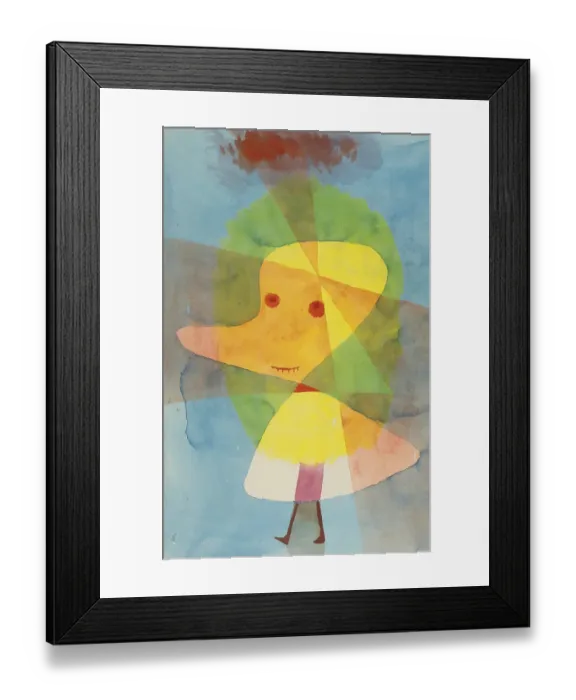 Framed Print : Small garden ghost. Artist: Klee, Paul (1879-1940) Framed Print : Small garden ghost. Artist: Klee, Paul (1879-1940)