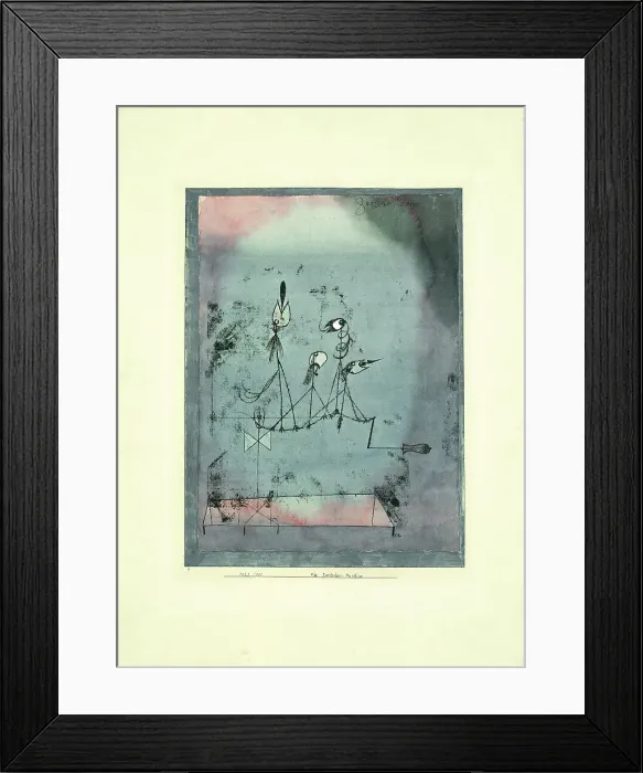Framed Print : Twittering Machine. Artist: Klee, Paul (1879-1940) Framed Print : Twittering Machine. Artist: Klee, Paul (1879-1940)