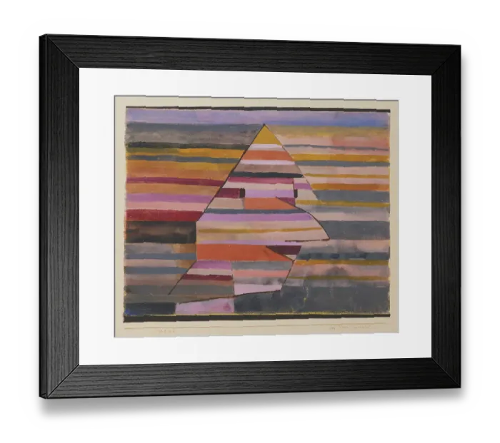 Framed Print : The Pyramid Clown. Artist: Klee, Paul (1879-1940) Framed Print : The Pyramid Clown. Artist: Klee, Paul (1879-1940)
