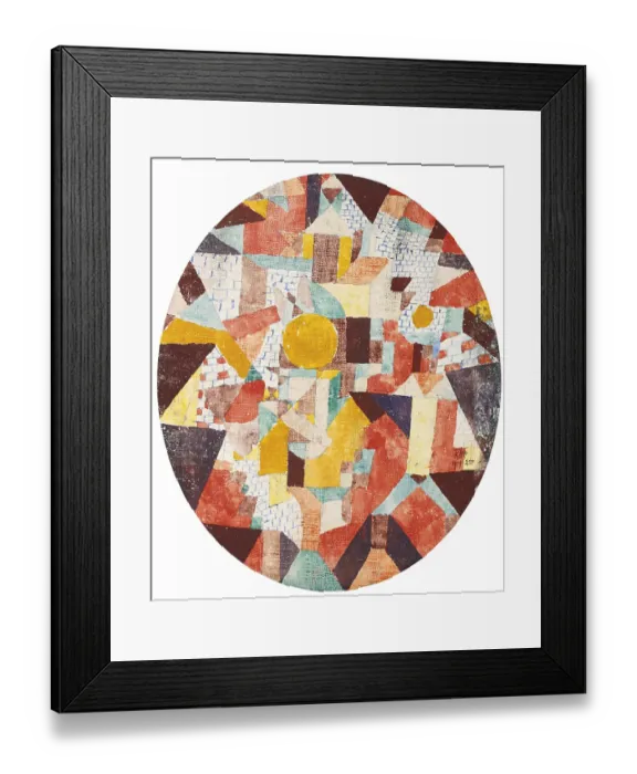 Framed Print : Full moon within walls. Artist: Klee, Paul (1879-1940) Framed Print : Full moon within walls. Artist: Klee, Paul (1879-1940)