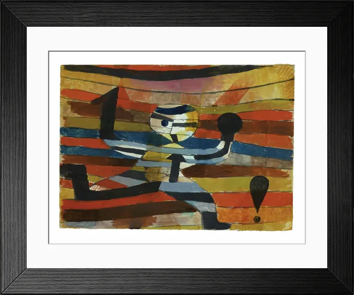 Framed Print : Runner - Hooker - Boxer, 1920. Artist: Klee, Paul (1879-1940) Framed Print : Runner - Hooker - Boxer, 1920. Artist: Klee, Paul (1879-1940)