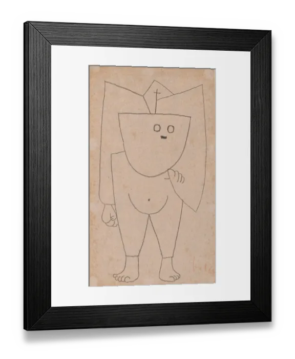 Framed Print : Christian ghost (Christliches Gespenst), 1939. Artist: Klee, Paul (1879-1940) Framed Print : Christian ghost (Christliches Gespenst), 1939. Artist: Klee, Paul (1879-1940)