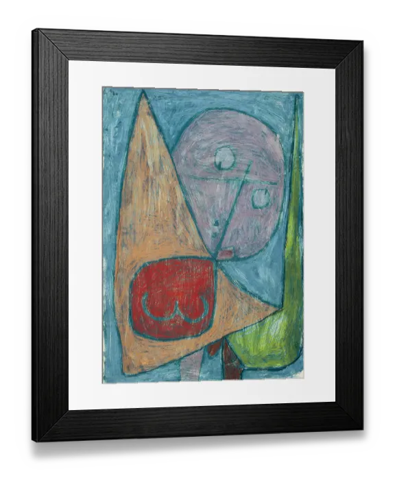Framed Print : Angel, still female (Engel, noch weiblich), 1939. Artist: Klee, Paul (1879-1940) Framed Print : Angel, still female (Engel, noch weiblich), 1939. Artist: Klee, Paul (1879-1940)