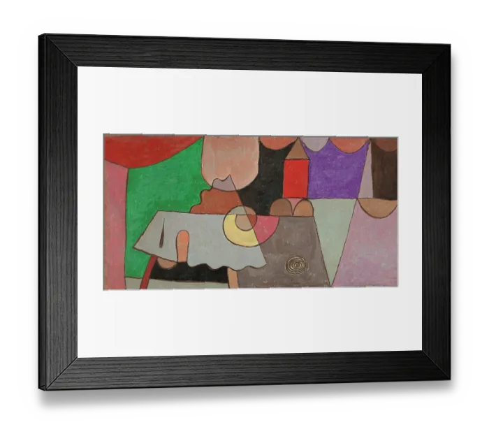 Framed Print : Castle Corner (Burgwinkel), by Paul Klee, 1932, oil on canvas on cardboard, 30.5 x 60 cm Framed Print : Castle Corner (Burgwinkel), by Paul Klee, 1932, oil on canvas on cardboard, 30.5 x 60 cm
