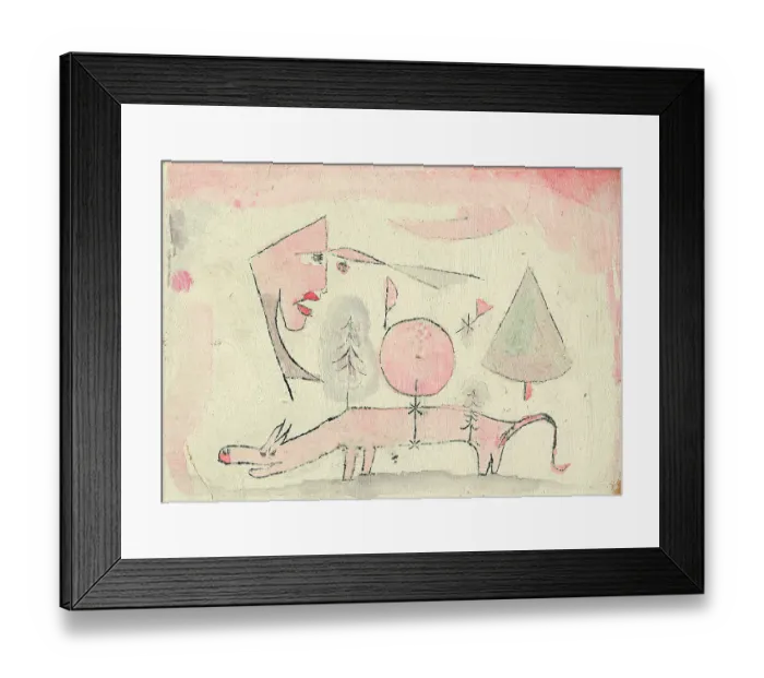 Framed Print : The shameless animal, 1920