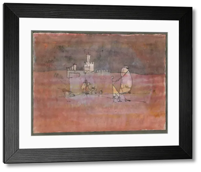 Framed Print : Episode Before an Arab Town, 1923 Framed Print : Episode Before an Arab Town, 1923