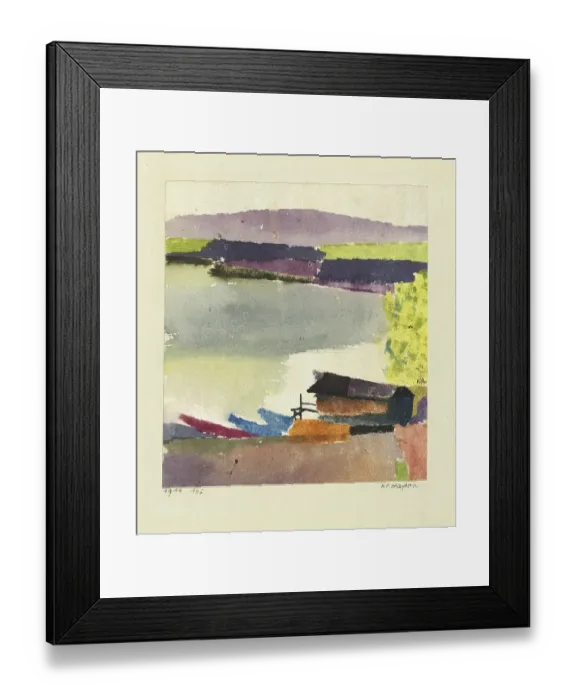 Framed Print : Small harbour (Kleiner Hafen), 1914. Artist: Klee, Paul (1879-1940) Framed Print : Small harbour (Kleiner Hafen), 1914. Artist: Klee, Paul (1879-1940)