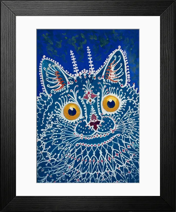 Framed Print : Gothic Cat
