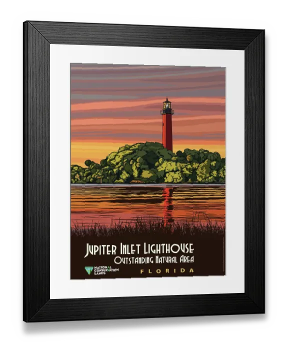 Framed Print : Jupiter Inlet Lighthouse Outstanding Natural Area Framed Print : Jupiter Inlet Lighthouse Outstanding Natural Area