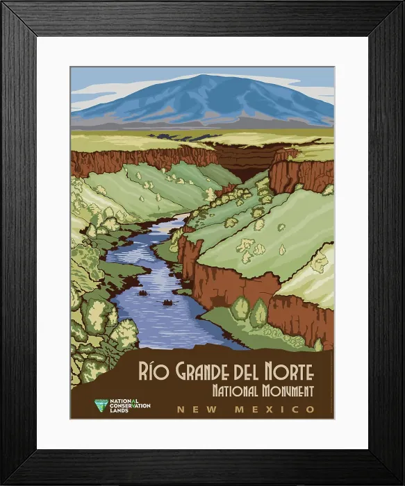Framed Print : Rio Grande Del Norte National Monument Framed Print : Rio Grande Del Norte National Monument