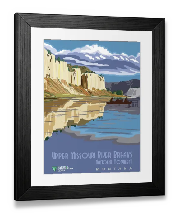 Framed Print : Upper Missouri River Breaks National Monument Framed Print : Upper Missouri River Breaks National Monument