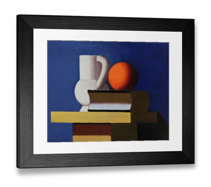 Framed Print : Still Life With White Jar Framed Print : Still Life With White Jar